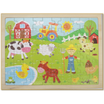 60 Piece Farm Wooden Tray Puzzle 60 Piece Farm Wooden Tray Puzzle